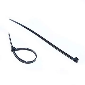 Multi-Purpose Nylon Zip Ties - Durable 4 Inch Self-Locking Pack of 100