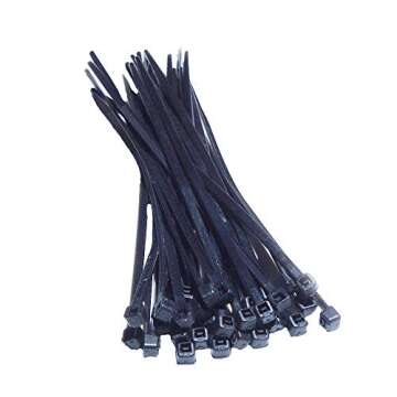 Multi-Purpose Nylon Zip Ties - Durable 4 Inch Self-Locking Pack of 100