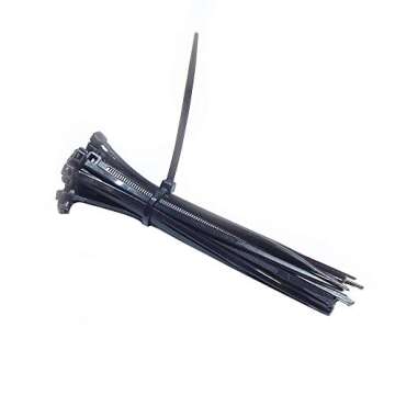 Multi-Purpose Nylon Zip Ties - Durable 4 Inch Self-Locking Pack of 100