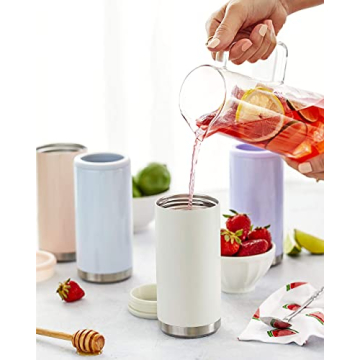 Maars Skinny Can Cooler - Stylish Stainless Steel Holder