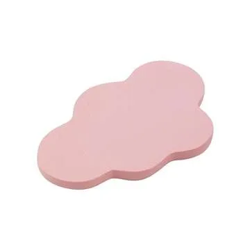 MY MIRONEY 4.13" x 2.76" Resin Jewelry Tray Cloud Shape Decorative Plate Pink Trinket Dish Trays Key Ring Holder for Jewelry Wedding Engagement Photo Props Ornaments
