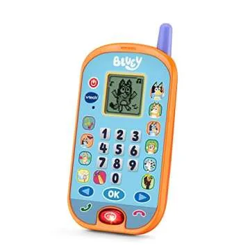 VTech Bluey Ring Ring Learning Phone, Official Bluey Toy, Interactive Role Play Phone, Toy Phone with Voice Activation, Games & Numbers, Educational Gift for Children Ages 3, 4+ Years, English Version