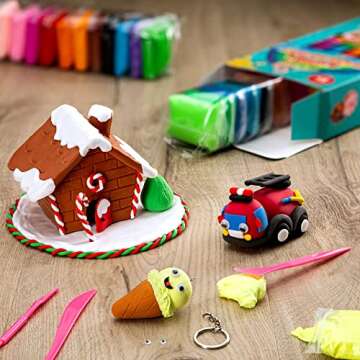 Artsity Light Brown Air Dry Foam Clay 8oz - Super Soft Modeling Clay for Kids Age 3-12, Ultra Light,...