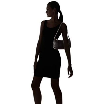 The Drop Women's Melanie Small Shoulder Bag, Black, One Size