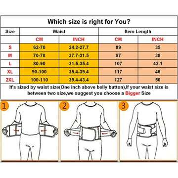 VENUZOR Waist Trainer Belt for Women - Waist Cincher Trimmer - Slimming Body Shaper Belt - Sport Gir...