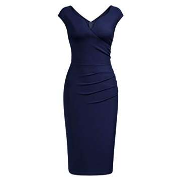 Miusol Vintage Slim Style Women's Business Pencil Dress