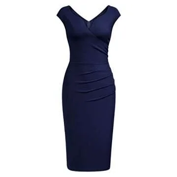 Miusol Vintage Slim Style Women's Business Pencil Dress