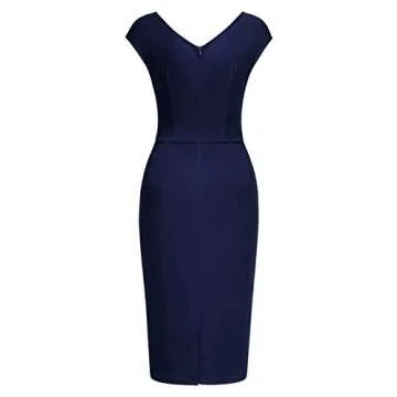 Miusol Vintage Slim Style Women's Business Pencil Dress
