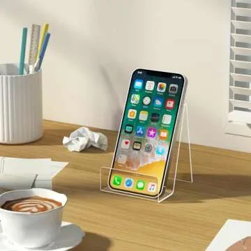 Quality 6 Pack Acrylic Book Stand for Clear Display