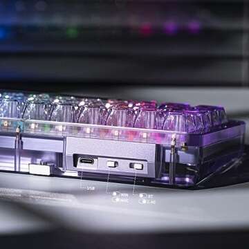 KiiBoom Phantom 68 65% RGB Mechanical Keyboard for All