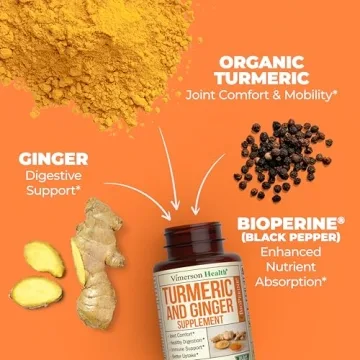 Turmeric and Ginger Supplement for Joint Support and Comfort