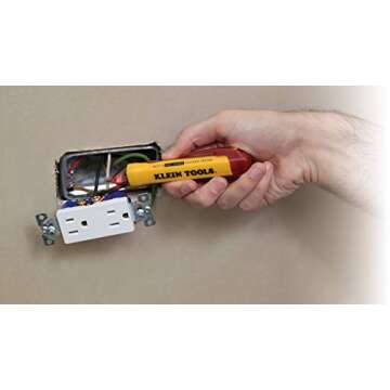 Klein Tools NCVT-2 Voltage Tester, Non-Contact Dual Range Voltage Tester Pen for Standard and Low Voltage, Outlet Tester