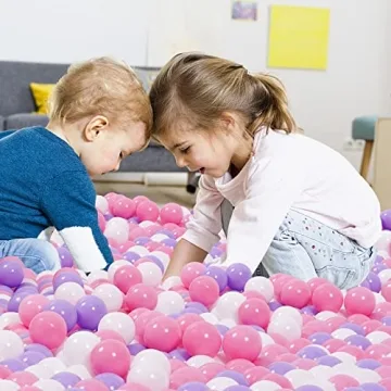 TRENDBOX 100 Baby Ball Pit Balls Non-Toxic Colorful Fun
