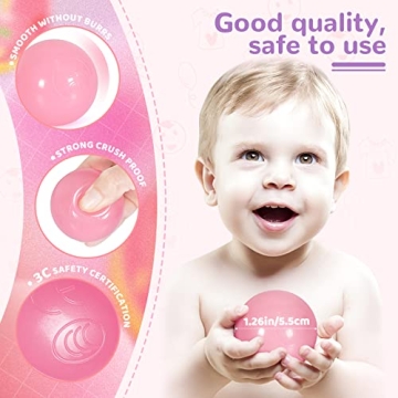 TRENDBOX 100 Baby Ball Pit Balls Non-Toxic Colorful Fun