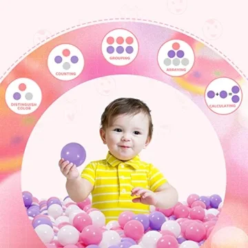 TRENDBOX 100 Baby Ball Pit Balls Non-Toxic Colorful Fun