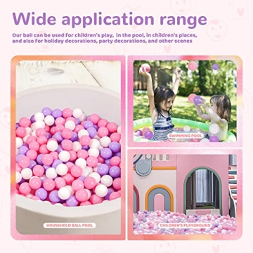 TRENDBOX 100 Baby Ball Pit Balls Non-Toxic Colorful Fun
