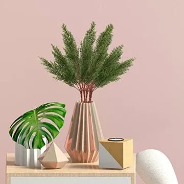 INIFLM 10Pcs Artificial Cypress Branches for Decor