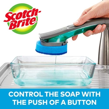 Scotch-Brite Non-Scratch Soap Control Dishwand for Effortless Cleaning