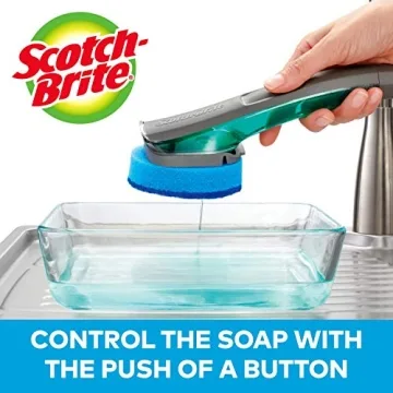 Scotch-Brite Non-Scratch Soap Control Dishwand for Effortless Cleaning