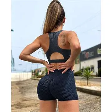YOFIT Booty Shorts for Women High Waist Scrunch Lift