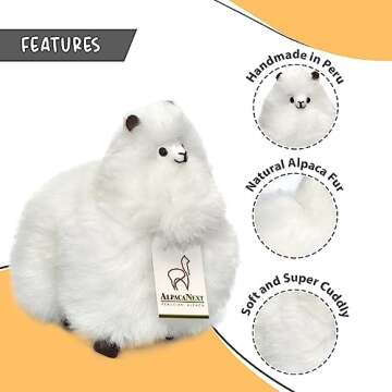 Cute Alpaca Llama Stuffed Animal - 9 Inch