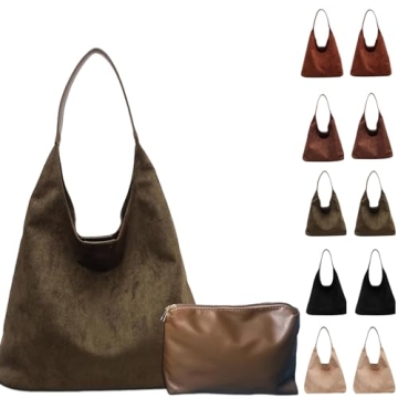Brown Suede Tote Bag for Women - Stylish & Functional