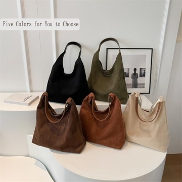 Brown Suede Tote Bag for Women - Stylish & Functional