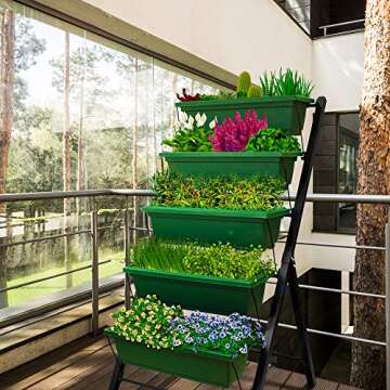 Compact 4Ft Vertical Raised Garden Bed Solution