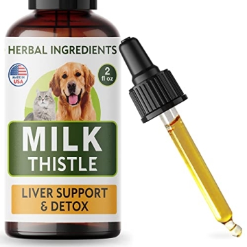 Milk Thistle Liver Support Supplement for Pets - 2 fl oz
