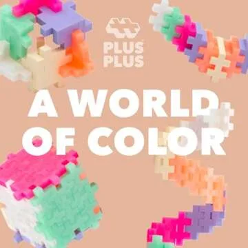 PLUS PLUS Interlocking Building Blocks for Kids 240 Piece