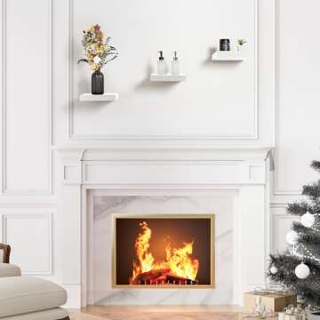 Sorbus Square Floating Shelves - Versatile Decor for Home