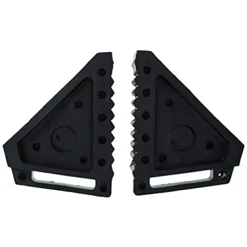 MAXXHAUL Heavy Duty Rubber Wheel Chocks for Secure Parking