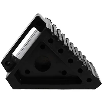 MAXXHAUL Heavy Duty Rubber Wheel Chocks for Secure Parking