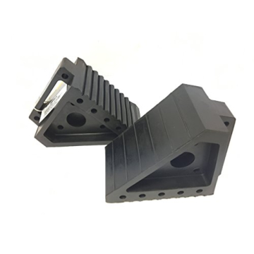 MAXXHAUL Heavy Duty Rubber Wheel Chocks for Secure Parking