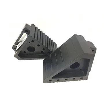 MAXXHAUL Heavy Duty Rubber Wheel Chocks for Secure Parking