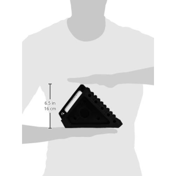 MAXXHAUL Heavy Duty Rubber Wheel Chocks for Secure Parking