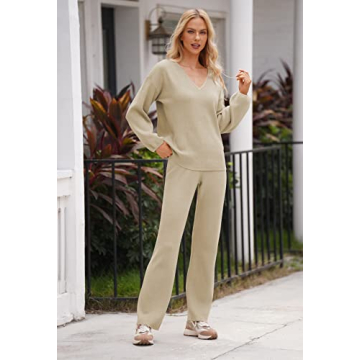 Fixmatti Women's Knit Sweatsuit - Stylish Lounge Wear