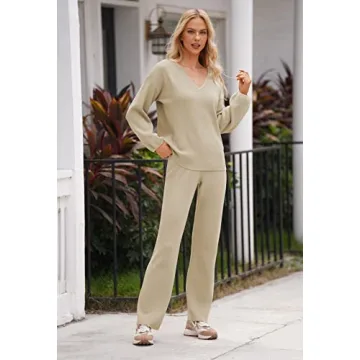 Fixmatti Women's Knit Sweatsuit - Stylish Lounge Wear