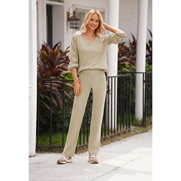 Fixmatti Women's Knit Sweatsuit - Stylish Lounge Wear