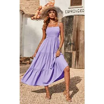 PRETTYGARDEN Women's Casual Boho Maxi Dress for Summer