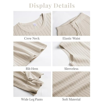 Stylish Dqbeng Women's 2 Piece Knit Lounge Set