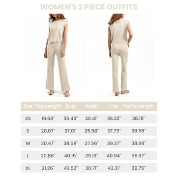 Stylish Dqbeng Women's 2 Piece Knit Lounge Set