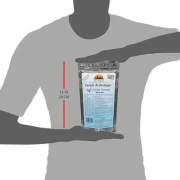 Wysong Ferret Archetype Chicken Formula - Raw Ferret Food - 7.5 Ounce Bag