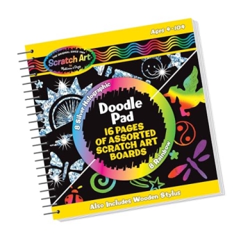 Melissa & Doug Scratch Art Doodle Pad for Fun Creative Play