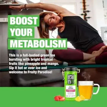 Tiesta Tea Fruity Paradise Strawberry Pineapple Green Tea