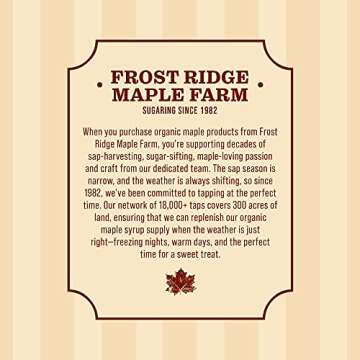 Frost Ridge Maple Farm, Organic Maple Cream, Grade A, One Pound (16 oz)