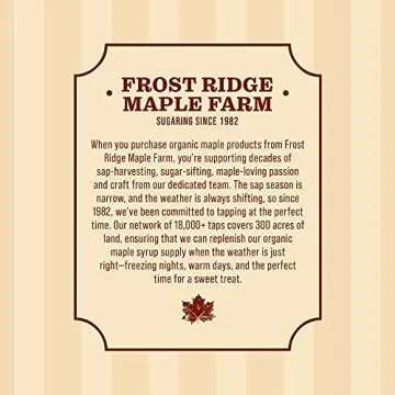 Frost Ridge Maple Farm, Organic Maple Cream, Grade A, One Pound (16 oz)