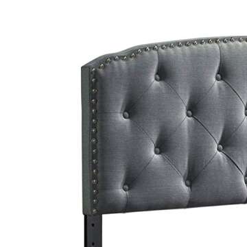 DG Casa Wembley Adjustable Diamond Tufted Headboard