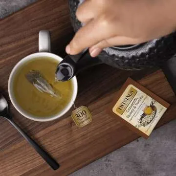 Twinings Camomile, Honey & Vanilla Herbal Tea - Naturally Caffeine-Free Camomile Tea Bags Individually Wrapped, 20 Count Ea (Pack of 2) 