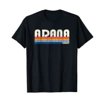 Retro Vintage 70s 80s Style Adana Turkey T-Shirt